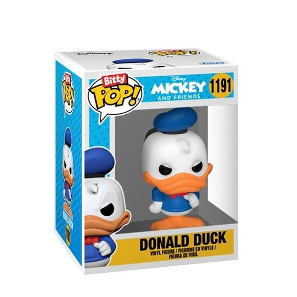 Funko: Donald Duck #1191 Funko Bitty Pop! from Disney Mickey & Friends Series - Picture 5 of 9